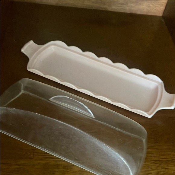 Vintage Butter Dish with Lid made by blisscraft of Hollywood mid century - Picture 3 of 3
